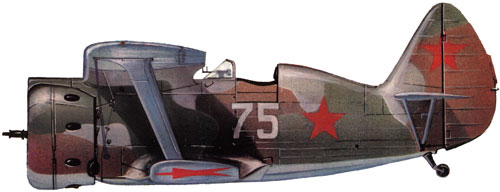 И-153, Ленинградский фронт, 1942 г.