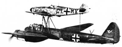 Прототип Mistel: Ju 88-А4/Bf 109-F