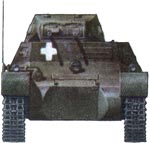 Легкий танк Pz.I Ausf.F (VK 1801), вид спереди