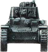 Легкий танк LT-38 вид спереди